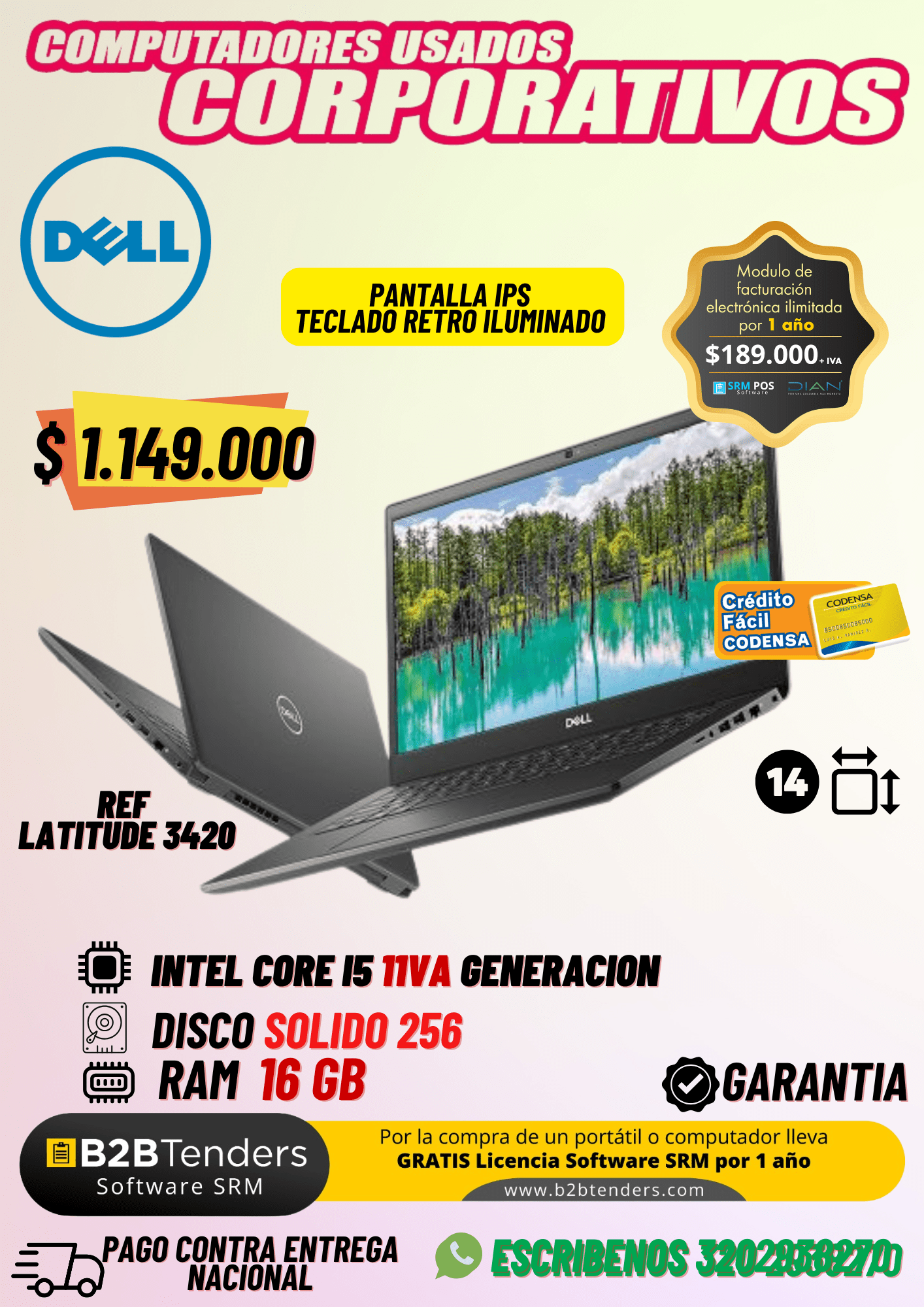 Dell 3420 Intel® Core™ I5 11va